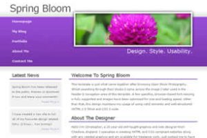 Spring Bloom Html模版