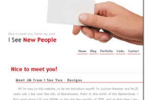 I See New People Html模版