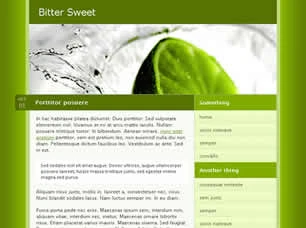 Bitter Sweet Html模版