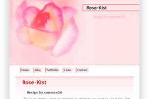 Rose-Kist Html模版