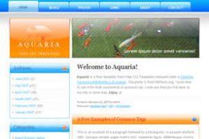 Aquaria Html模版