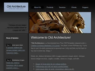 Old Architecture Html模版