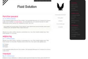 Fluid Solution Html模版