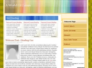 A World Of Colors Html模版