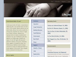 LifeLine Html模版