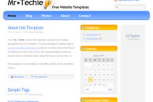 Mr. Techie Html模版