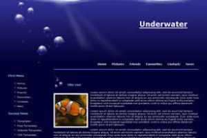 Underwater Html模版