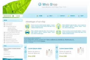 Web Shop Html模版