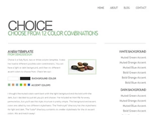 Choice Html模版