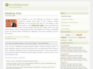 Featherlight Html模版