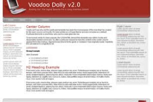 Voodoo Dolly v2.0 Html模版