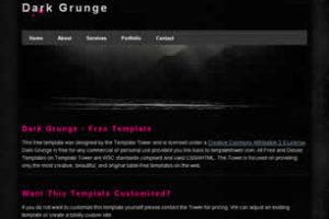 Dark Grunge Html模版