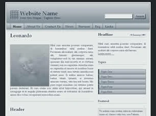 Leonardo Html模版