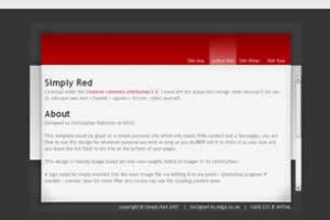 Simply Red Html模版