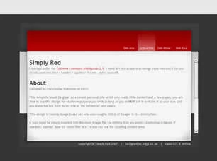 Simply Red Html模版