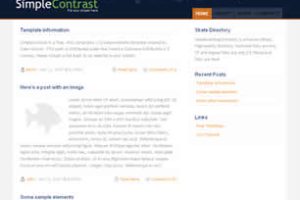 SimpleContrast Html模版
