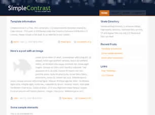 SimpleContrast Html模版