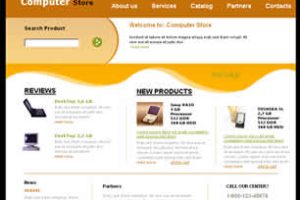 Computer Store Html模版