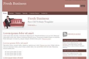 Fresh Business Html模版