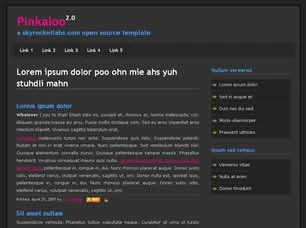 Pinkaloo 2.0 Html模版