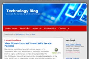 Technology Blog Html模版