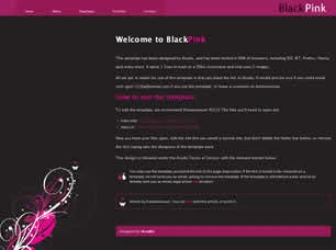 BlackPink Html模版
