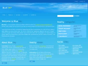 Blue Sky Html模版