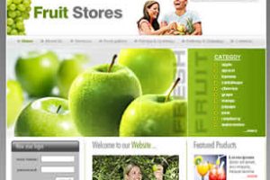 Fruit Stores Html模版