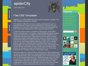 spiderCity Html模版