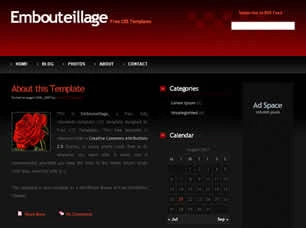 Embouteillage Html模版