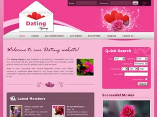 Dating Agency Html模版