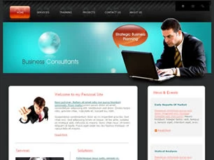 Business Consultants Html模版