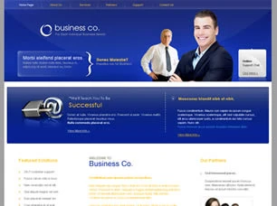 Business Co. Html模版