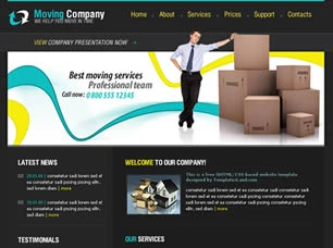 Moving Company Html模版