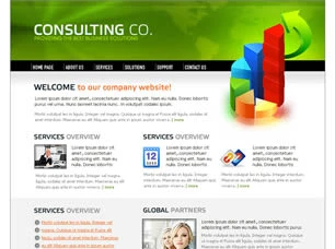 Consulting Co. Html模版