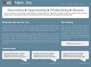 WebChem Inc. Html模版