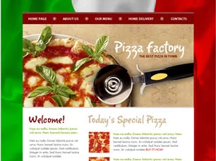 Pizza Factory Html模版