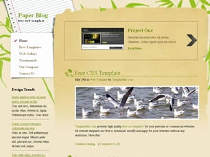 Paper Blog Html模版