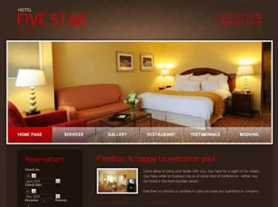 Five Star Hotel Html模版
