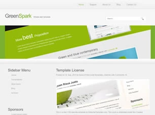 GreenSpark Html模版