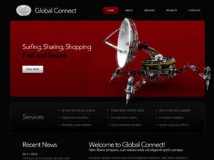Global Connect Html模版