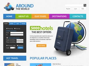 Around the World Html模版