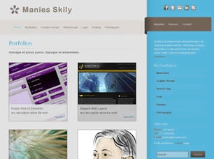 Manies Skily Html模版