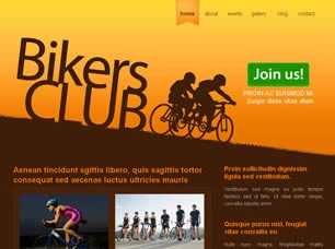 Bikers Club Html模版
