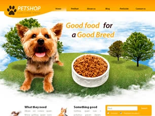 Pet Shop Html模版