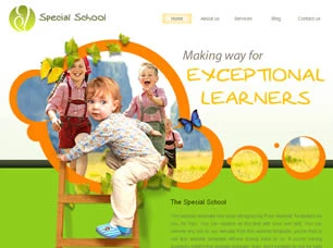 Special School Html模版