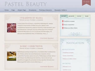 Pastel Beauty Html模版