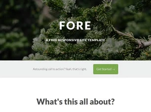 Fore Html模版