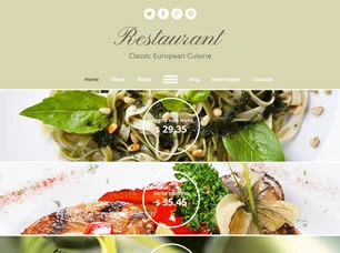 Classic European Cuisine Html模版