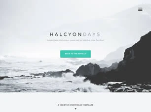 Halcyon Days Html模版